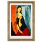 Jenne Hebuterne Con La Mano Sulla Spalla Sinistra by Modigliani (1884-1920)
