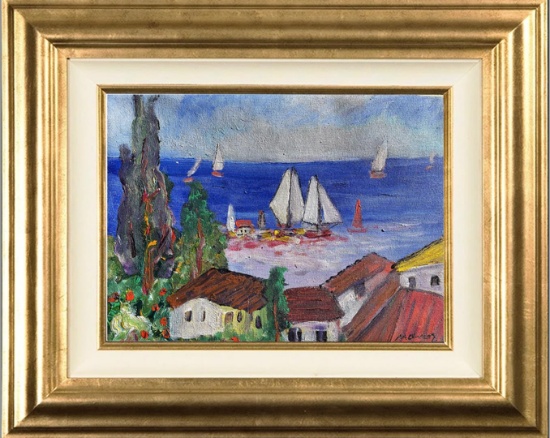 Sailing Boats in the Bay by Manor Shadian