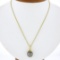 14K Yellow Gold 11.8mm Tahitian Gray Pearl Solitaire Pendant 16