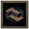 Gestalt de la serie Hommage A LHexagone by Vasarely (1908-1997)