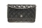 Chanel Black Patent Leather Woc Flap Shoulder Bag