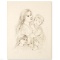 Robert with Mother and Sister by Hibel (1917-2014)