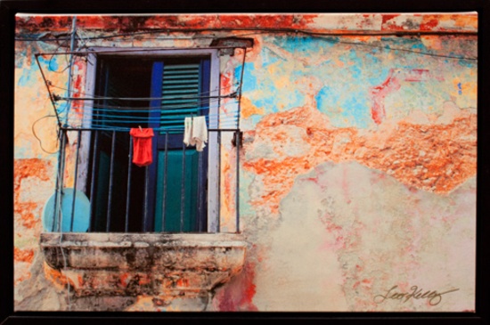 Balcony In Havana by Leo Kelly