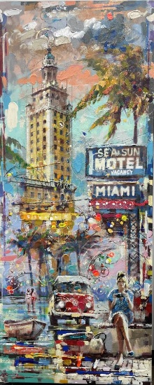 Waiting At The Sea Sun Motel By Victor Colesnicenco