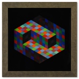 Gestalt de la serie Hommage A LHexagone by Vasarely (1908-1997)