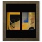 Etude (Bleue Verte) de la serie Graphismes 1 by Vasarely (1908-1997)