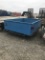 Blue Trailer with short sides, 8 foot