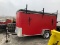 Red United Enclosed Trailer 6 x 12 foot