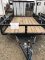Brand New utility trailer with drop gate