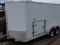 Enclosed Trailer with foam insulating machine