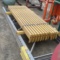 2 -8' sections of pallet racking
