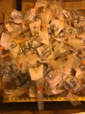 Misc lot of unused hydraulic fittings and clamps, various sizes