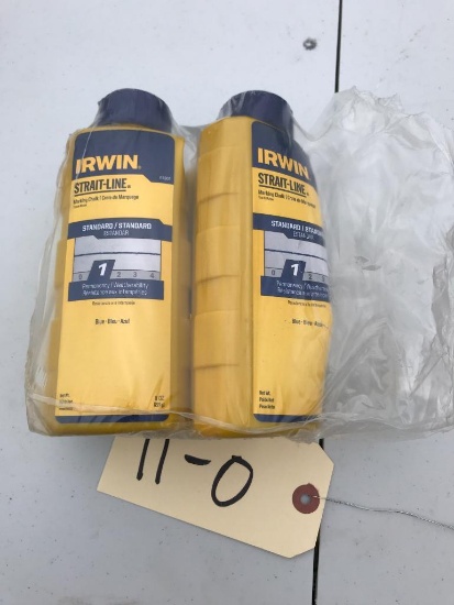 4- 8 oz bottles of Irwin Blue Chalk