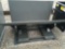Forklift tipping dumpster With open sides for long items