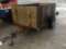 Single Axle trailer, approx 42 x 78 inches