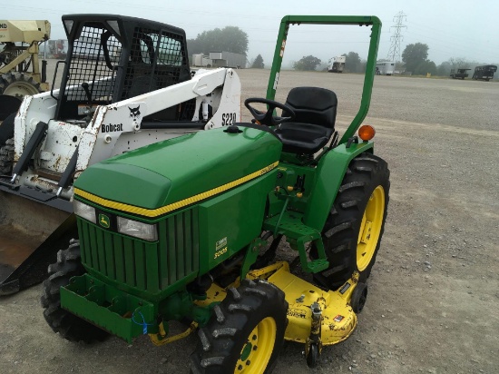 John Deere 3005 tractor with 60 inch mower deck, with 315 hours