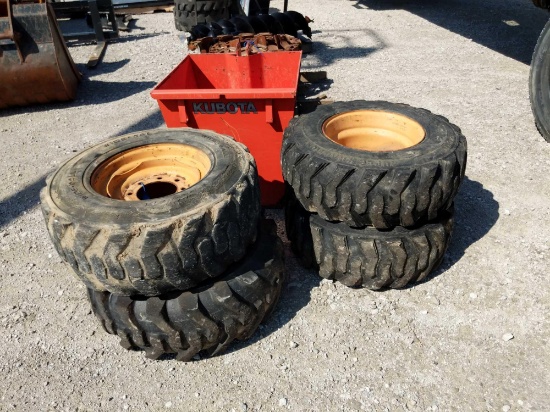 Numatic skid loader tires