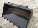 Skid loader bucket 66 inches wide