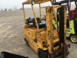 Mitsubishi model FGC25 5000 pound forklift