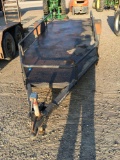 Small utility trailer.