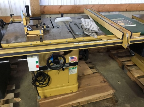 16034- Powermatic #66 Tablesaw 230 volt single phase Lightly Used with jig