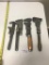 Lot of 4 Larger Antique or Vintage Adjustable Wrenches