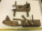 Lot of 3 Antique Wooden Planes, unusual