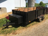 5 x 14 tandem trailer w/rack