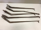 5 Blacksmith Tongs for Ornamental Iron work