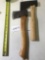 2 Stanley Hand Axes 2 pieces, 1 like new
