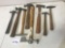 Lot of 8 Hammers, hatchets, tack, shingling