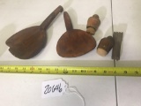 Lot of 5 Butter Tools, 2 paddles etc.