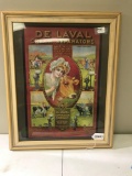 Framed DeLaval Cream Separator Print , Nice graphics