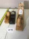 Lot of 3 Interesting Hand Planes, incl 2 horn planes