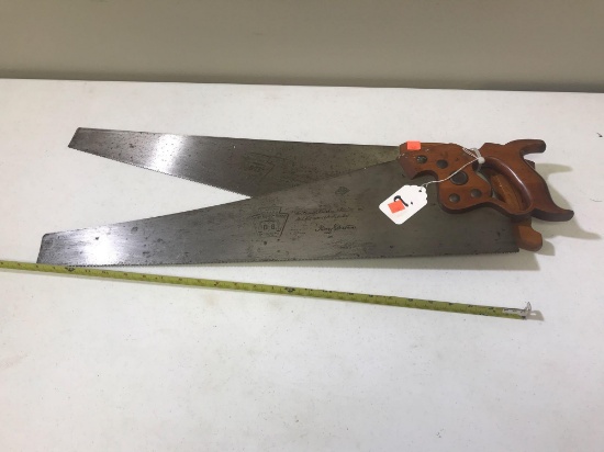 (2) DISSTON HAND SAWS