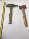 (2) BLACKSMITH HAMMERS