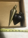 1 Brass Plumb Bob and 1 Steel Plumb Bob, selling times the money