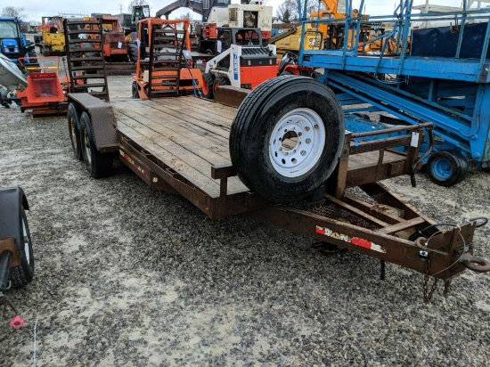 1078- flatbed equipment trailer