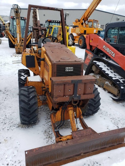 1529- Case 460 Trencher with 1337 hours