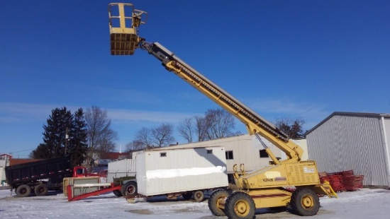 1520- 1995 Grove 60 foot manlift, Nissan 4 Cylinder duel fuel, 7480 hours