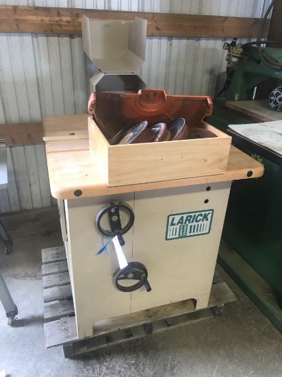 3026- Larick 360 Profile Sander w/ extra heads, no motor, ONLY 2 months old