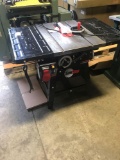 3095- Sawstop 10 inch tablesaw, 110 volt