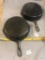 2- Wagnerware #8 Cast Iron Skillets, selling times the money