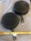 2 Wagner Cast Iron Skillets, #7 and #8 selling times the money