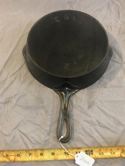 Erie #7A Cast Iron Skillet with Ghost mark