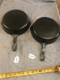 2 Wagner #6 Cast Iron Skillets, selling times the money