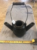 Star Drilling Machine Co. Akron Ohio Double Yellow Dog Cast Iron Kettle