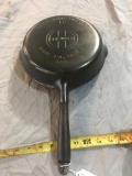 Griswold #6 Big Block Logo Cast Iron Skillet with wooden handle