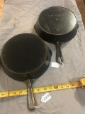 2- Wagner #8 Cast Iron Skillets, selling times the money