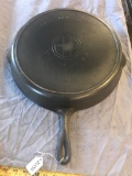 Griswold #14 Large Block Cast Iron Square Skillet